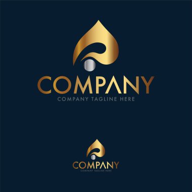 Lüks Mektup A Logo Tasarım Şablonu