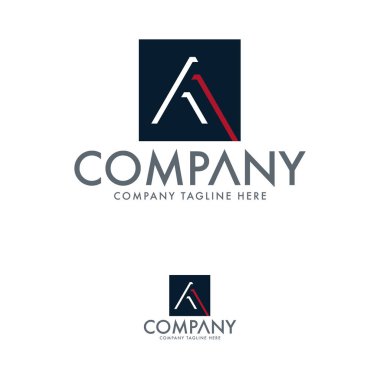 Yaratıcı harf Bir logo tasarım şablonu