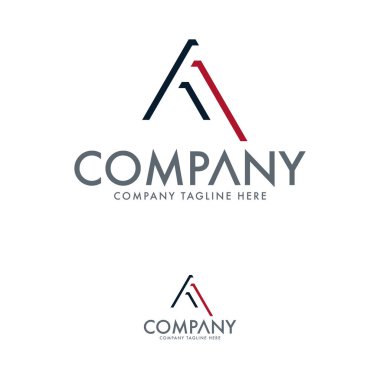 Yaratıcı harf Bir logo tasarım şablonu