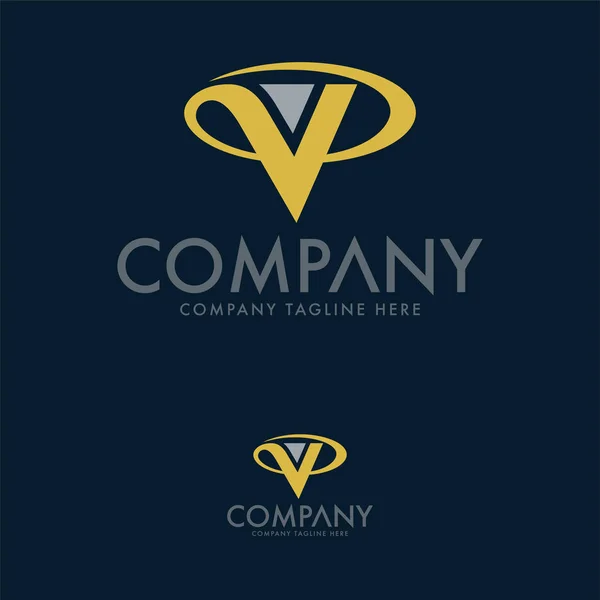 Yaratıcı Mektup Vp Logo Şablonu