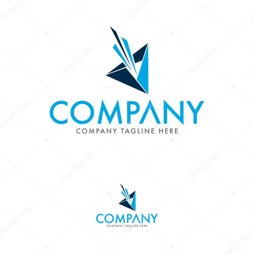 Prism Letter A Logo Template