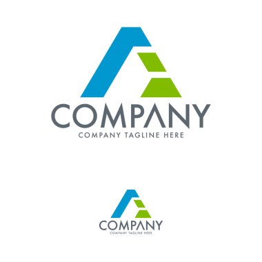 Modern Harfler Bir Logo Tasarım Şablonu