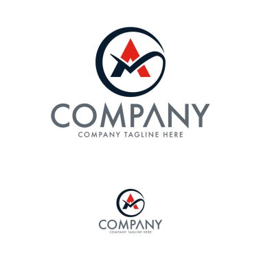 Yaratıcı harf Bir logo tasarım şablonu