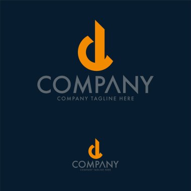 Yaratıcı Mektup D Logo Şablonu