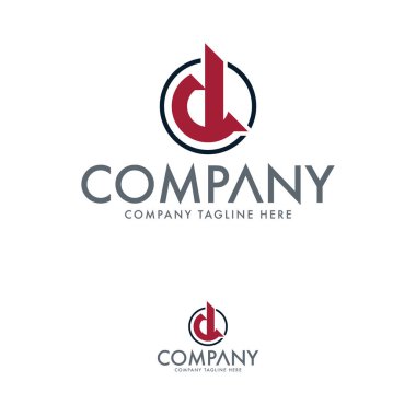 Yaratıcı Mektup D Logo Şablonu