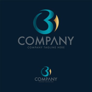 Yaratıcı Mektup B Logo Şablonu