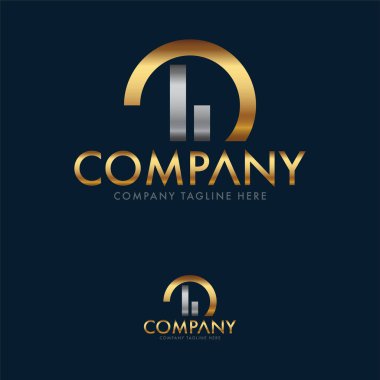 Modern inşaat ve mimari logo şablonu