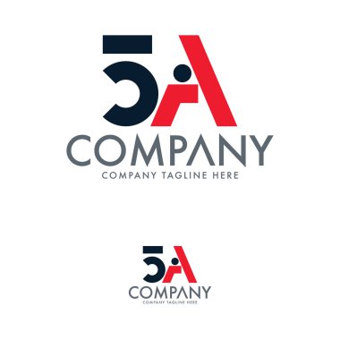 Lüks ve Yaratıcı 5a Logo Şablonu