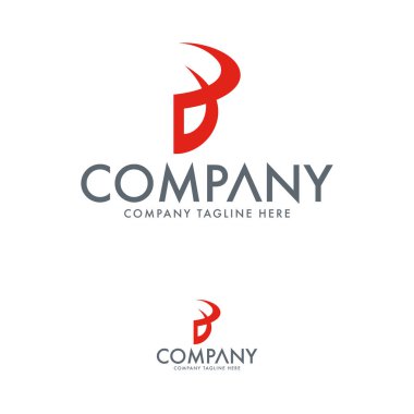 Yaratıcı Mektup B Logo Tasarım Şablonu