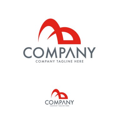 Yaratıcı Mektup B Logo Tasarım Şablonu