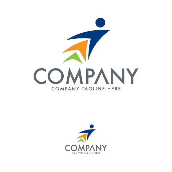 Logistic Logo Icon Company Business Corporate Identity Design Creative Logo — Stock Vector
