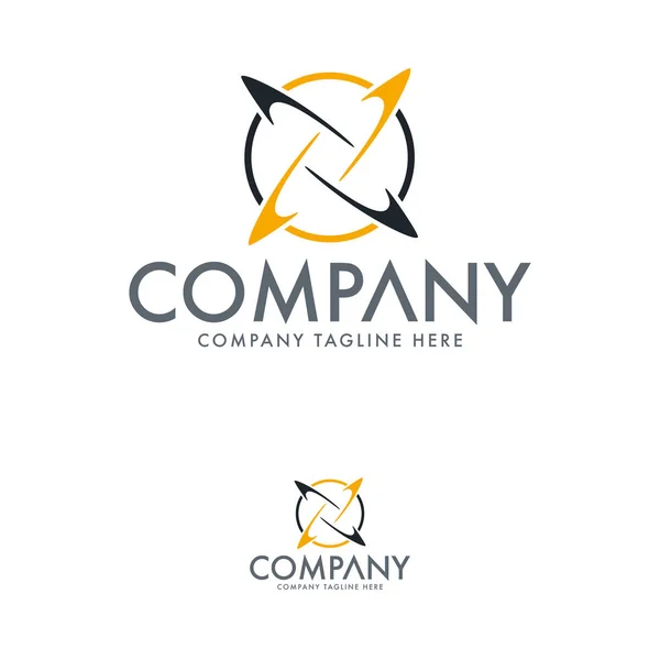 Communucation Logo Gear Auto Parts Logo Template — Stock Vector