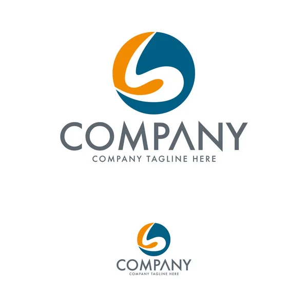 Carta Creativa Logo Design Template — Vector de stock