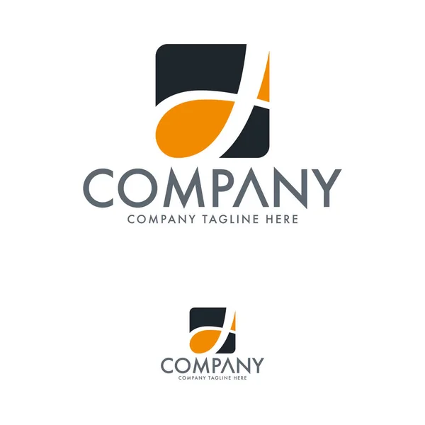 Creative Letter Logo Template — Stock Vector
