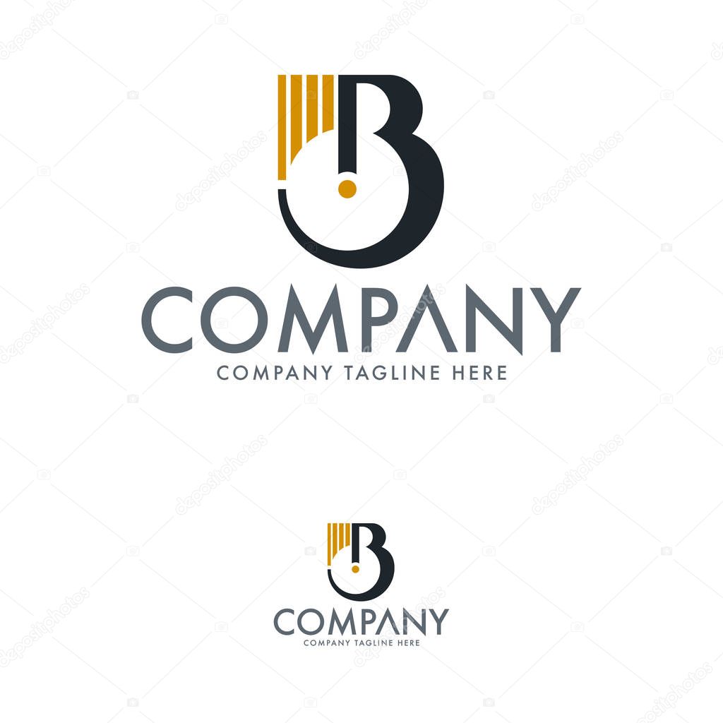 Creative Letter B Logo Design Template