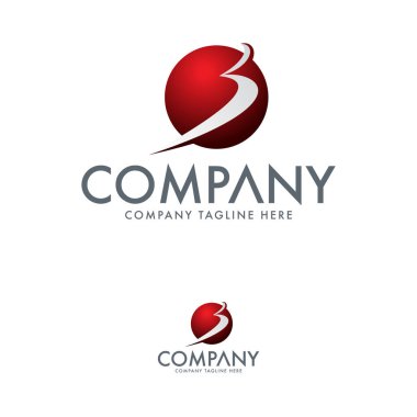 Modern B Harfi ve Kalp Logo Tasarımı