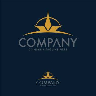 Mücevher ve Elmas Logo Tasarım Şablonu