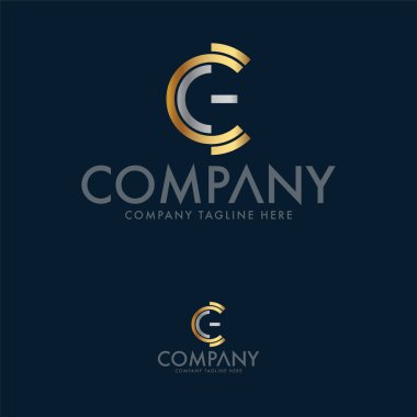 Letter Ce Logo Tasarım Şablonu
