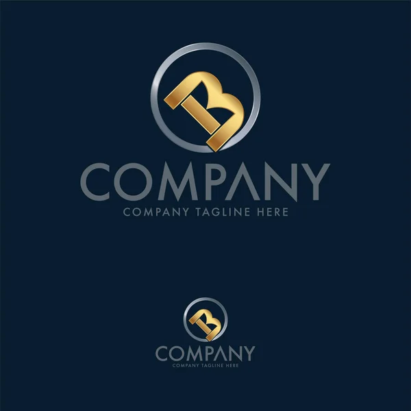 Kreatív Levél Logo Design — Stock Vector