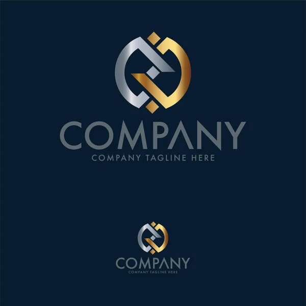 Lettre Créative Logo Design — Image vectorielle