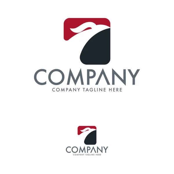 Creative Eagle Logo Template Tervezés — Stock Vector