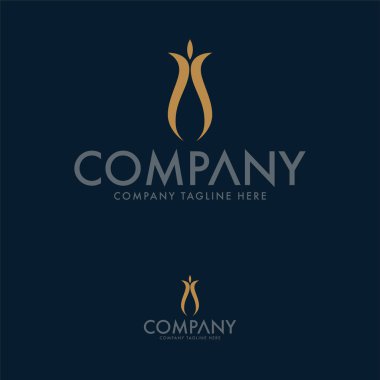 Creative Tulip logo tasarım şablonu