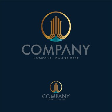 Yaratıcı Mimari ve İnşaat Gayrimenkul Logo Vektörü