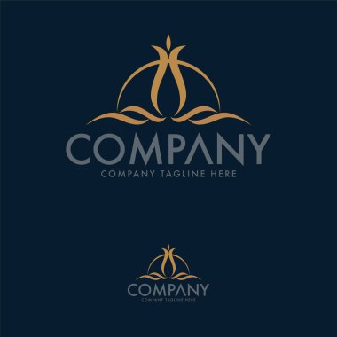 Creative Tulip logo tasarım şablonu