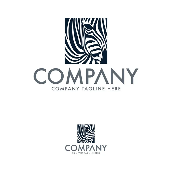 Yaratıcı Zebra Logo Tasarım Vektörü