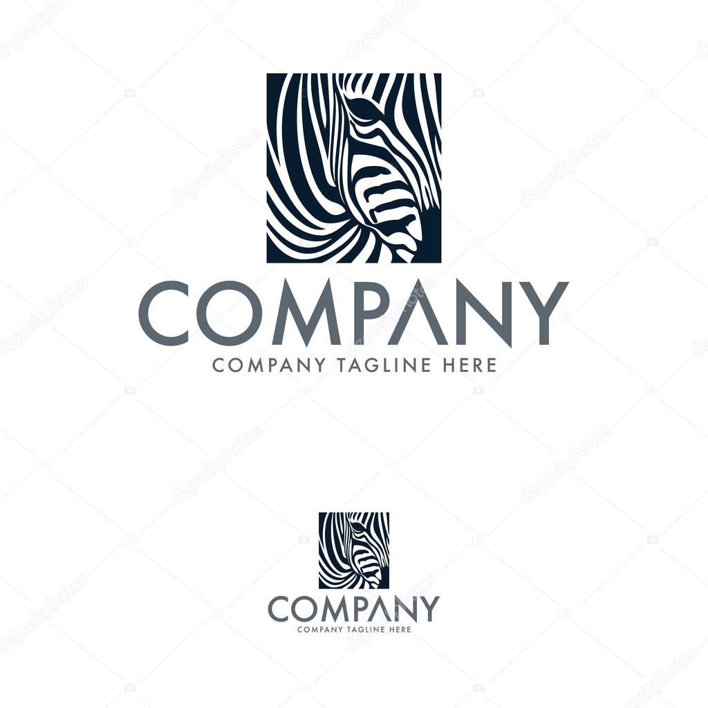 Creative Zebra Logo Design Vector