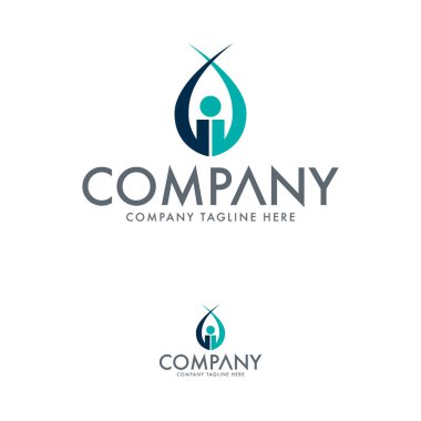 Mektup D ı logo tasarım Temlate