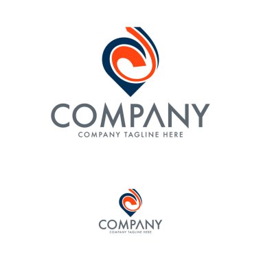 Yaratıcı Pin Logo Tasarım Şablonu