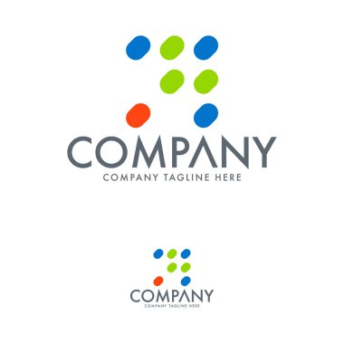 soyut vektör logo tasarım şablonu