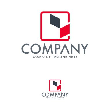 Yaratıcı Soyut Şekil Vektör Logo Şablonu