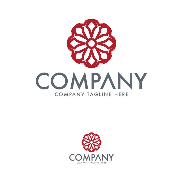 Yaratıcı süs ve çiçek logo tasarım
