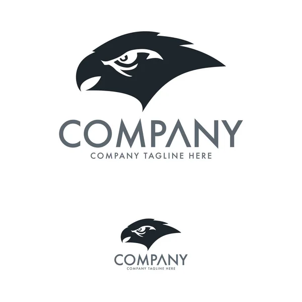 Modelo Logotipo Criativo Falcão Águia Falcão Phoenix — Vetor de Stock