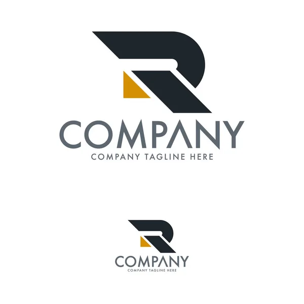 Yaratıcı Mektup R D Logo Tasarım Şablonu