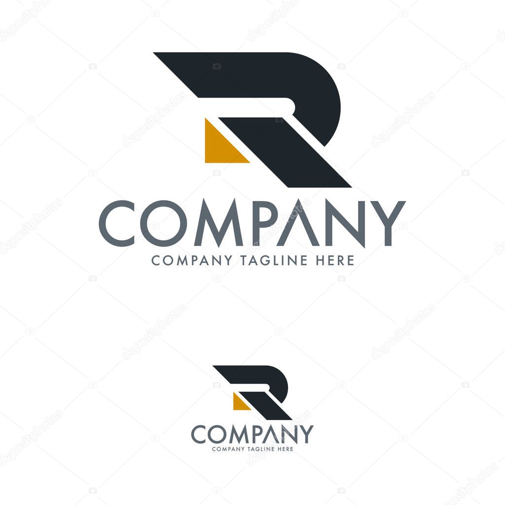 Creative Letter R D Logo Design Template