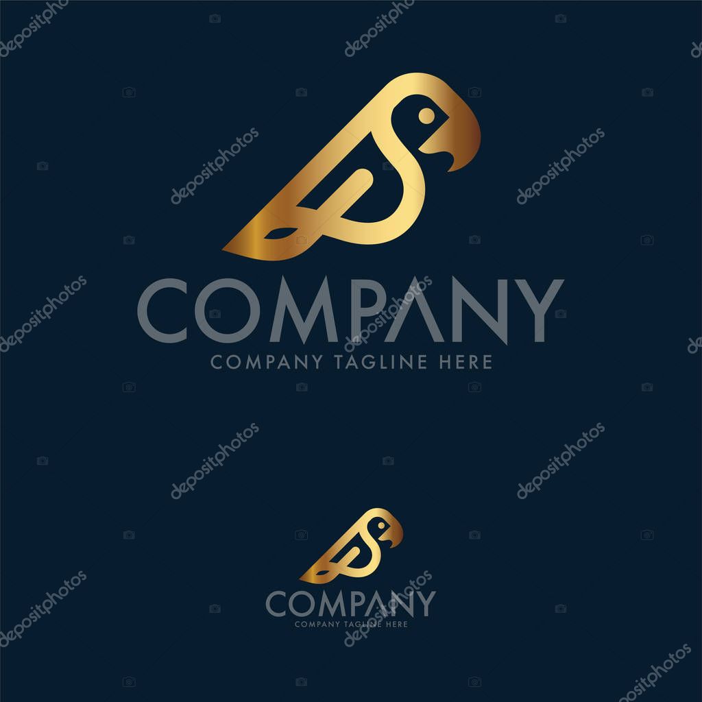 Creative Parrot Logo Design Template