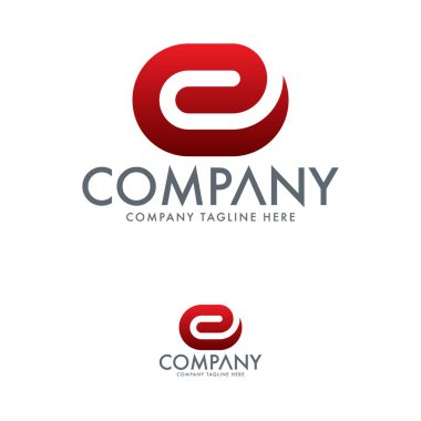 Yaratıcı Mektup E Logo Tasarım Şablonu