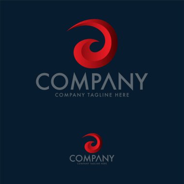 Soyut Mektup A Logo Şablonu