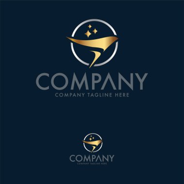 Soyut nakliye Logo Tasarım Şablonu