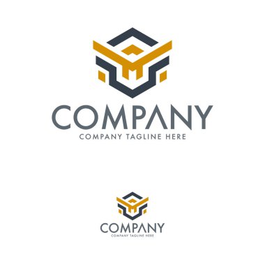 Kanat ve M Harfi Logo Tasarımı