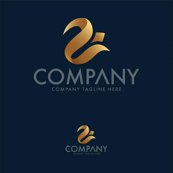 Szablon Design Logo Luxury Tulip — Wektor stockowy