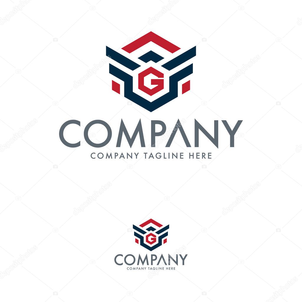 Wing and Letter G Logo Design