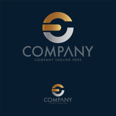 Yaratıcı Mektup E Logo Tasarım Şablonu