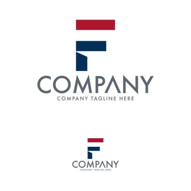 Creative Letter F Logo Tasarım Şablonu