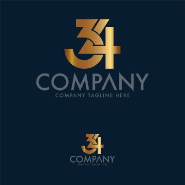 Creative 34 Logo Tasarım Şablonu