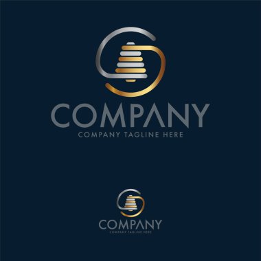 Yaratıcı İplik Bobin Logo Tasarım Şablonu