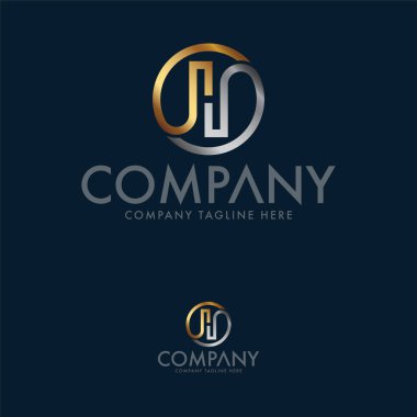 Yaratıcı lüks mektup H logo tasarım şablonu